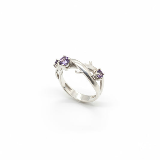 Criss- Cross 925 Sterling Silver Ring