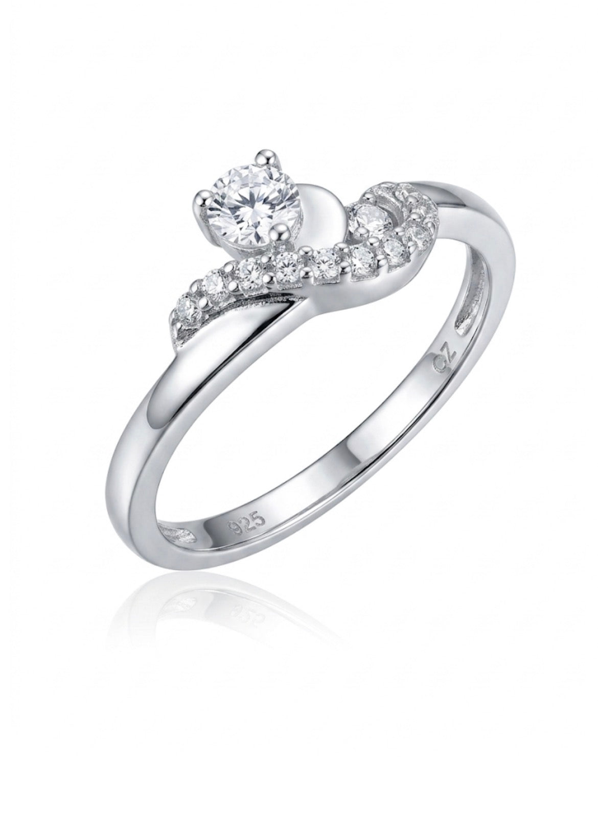 Crossover 925 Sterling Silver Ring