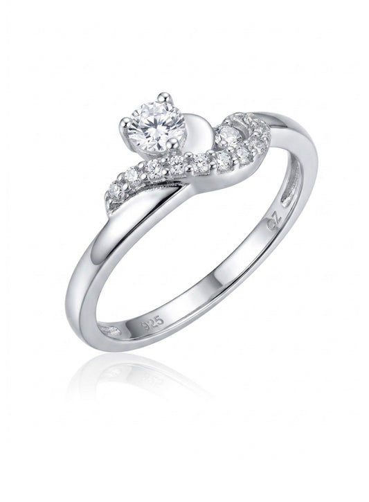 Crossover 925 Sterling Silver Ring