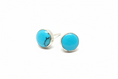 Load image into Gallery viewer, 925 Sterling Silver Turquoise Stud Earrings
