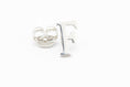 Load image into Gallery viewer, 925 Sterling Silver Letter  F Stud Earrings
