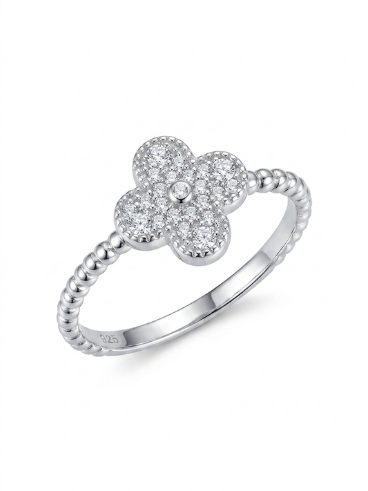 Four -Leaf Clover
 925 Sterling Silver