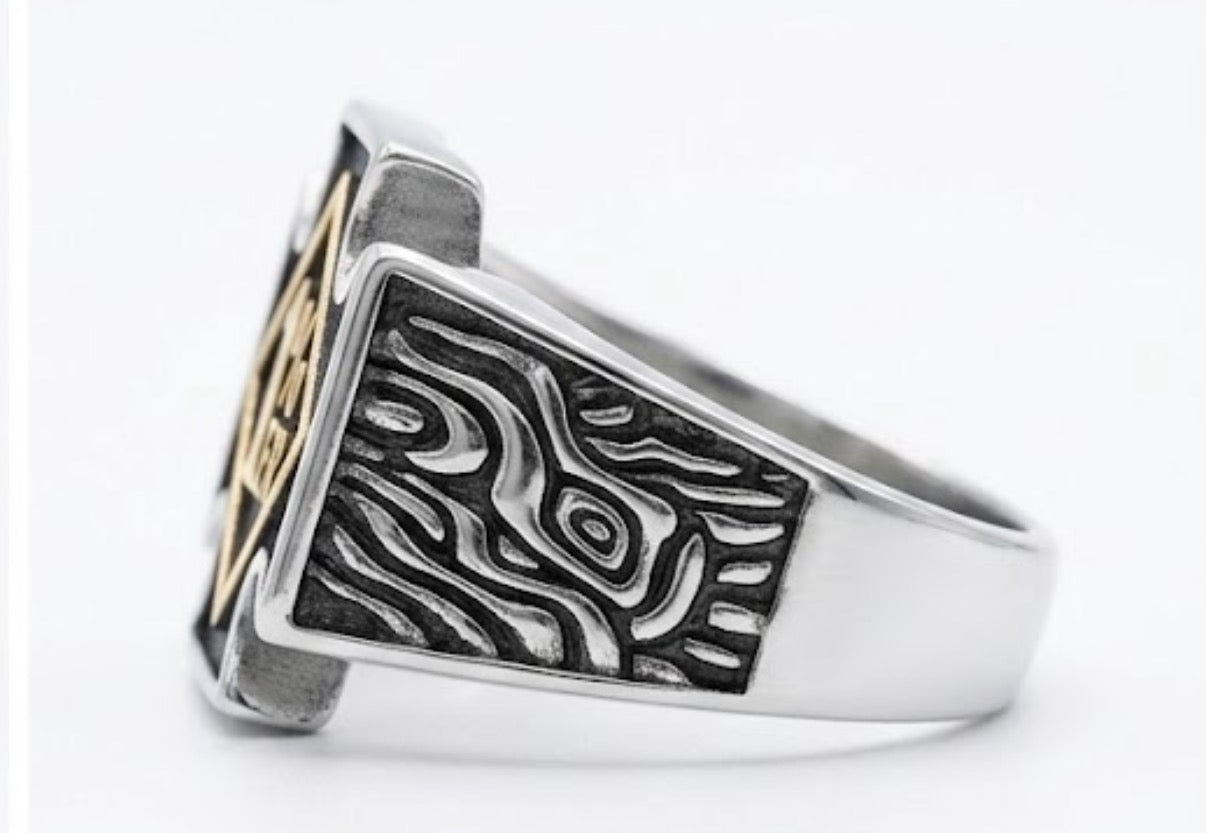 1% ER Ring Stainless Steel Gold