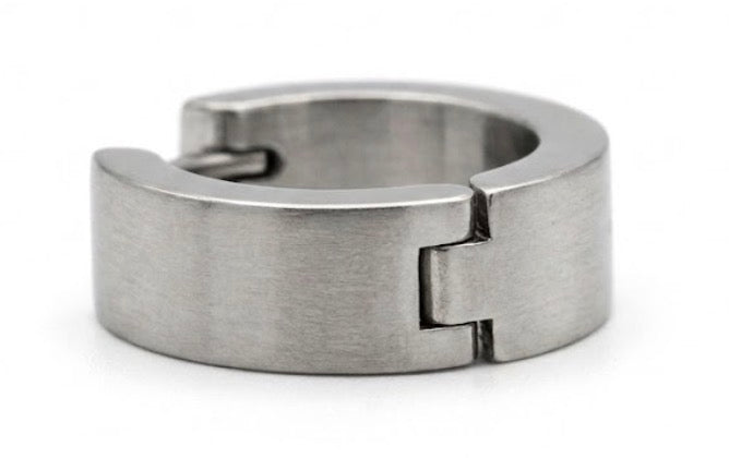 1% ER Huggie Stainless Steel Earrings