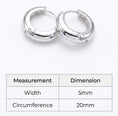 Load image into Gallery viewer, Chunky Huggie Hoop Earrings
