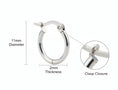 Load image into Gallery viewer, Clasp Hoop Earring
