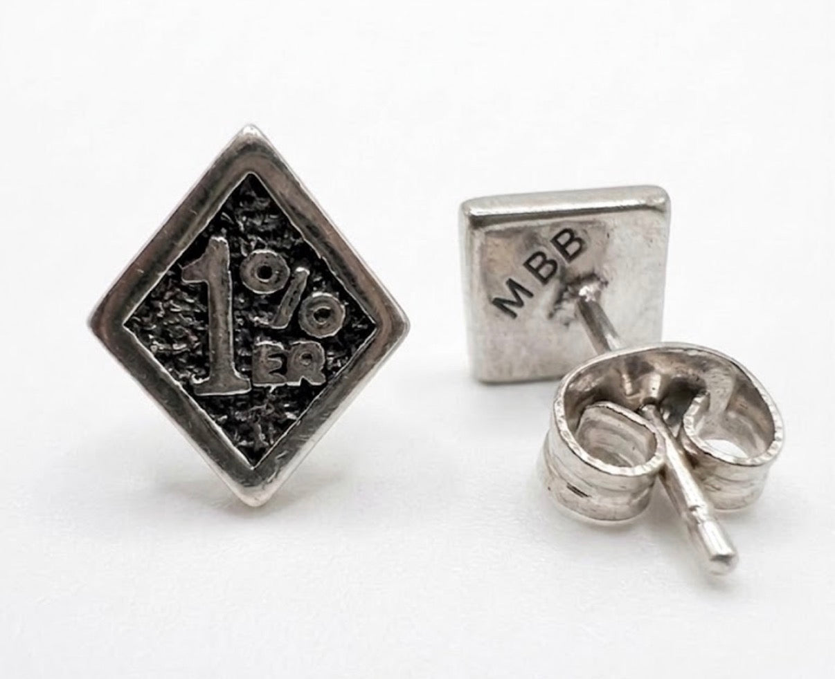 1% ER Diamond Stainless Steel Earring