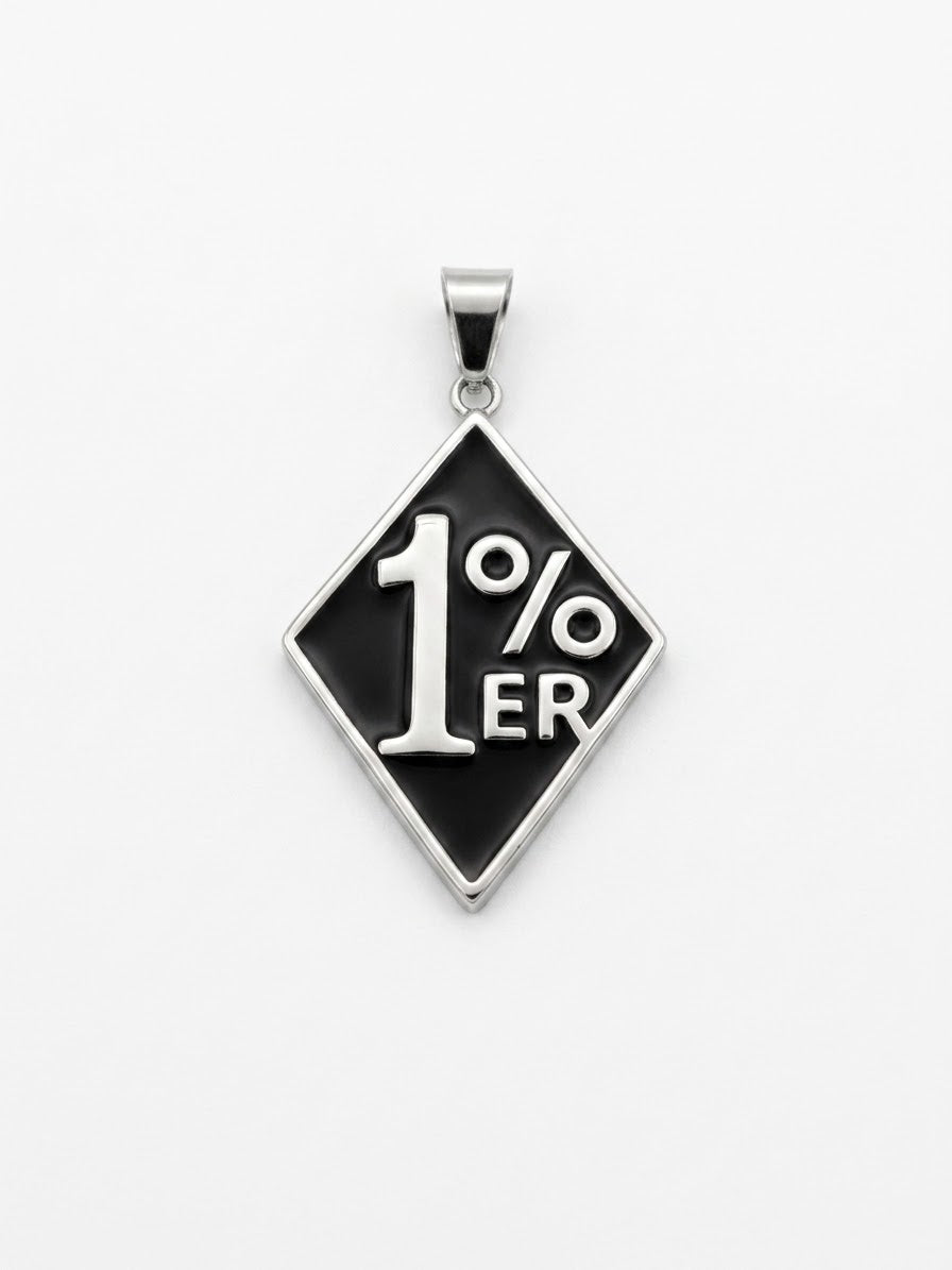 1% ER Pendant Stainless Steel