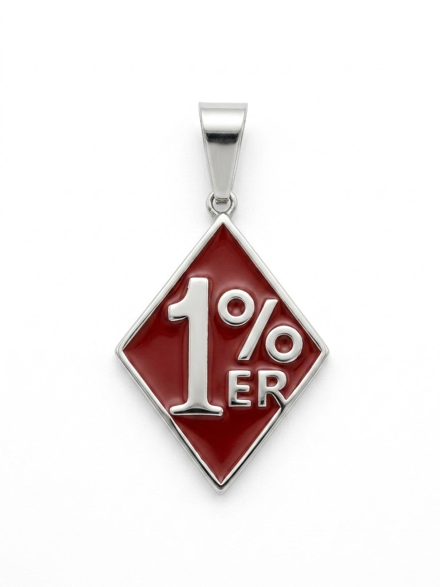 1% ER Pendant Stainless Steel