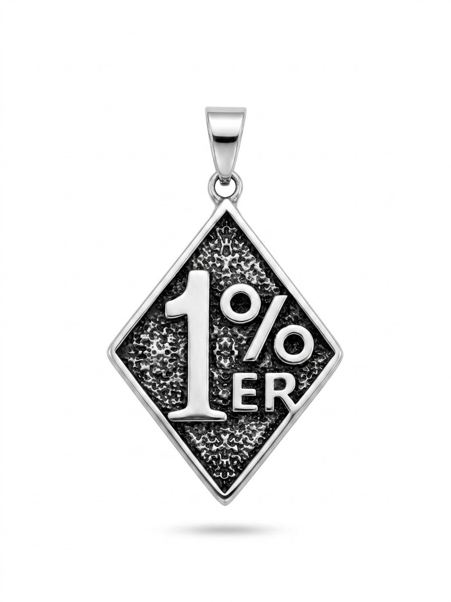 1% ER Pendant Stainless Steel