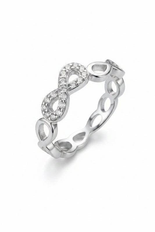 Infinity 925 Sterling Silver Ring 