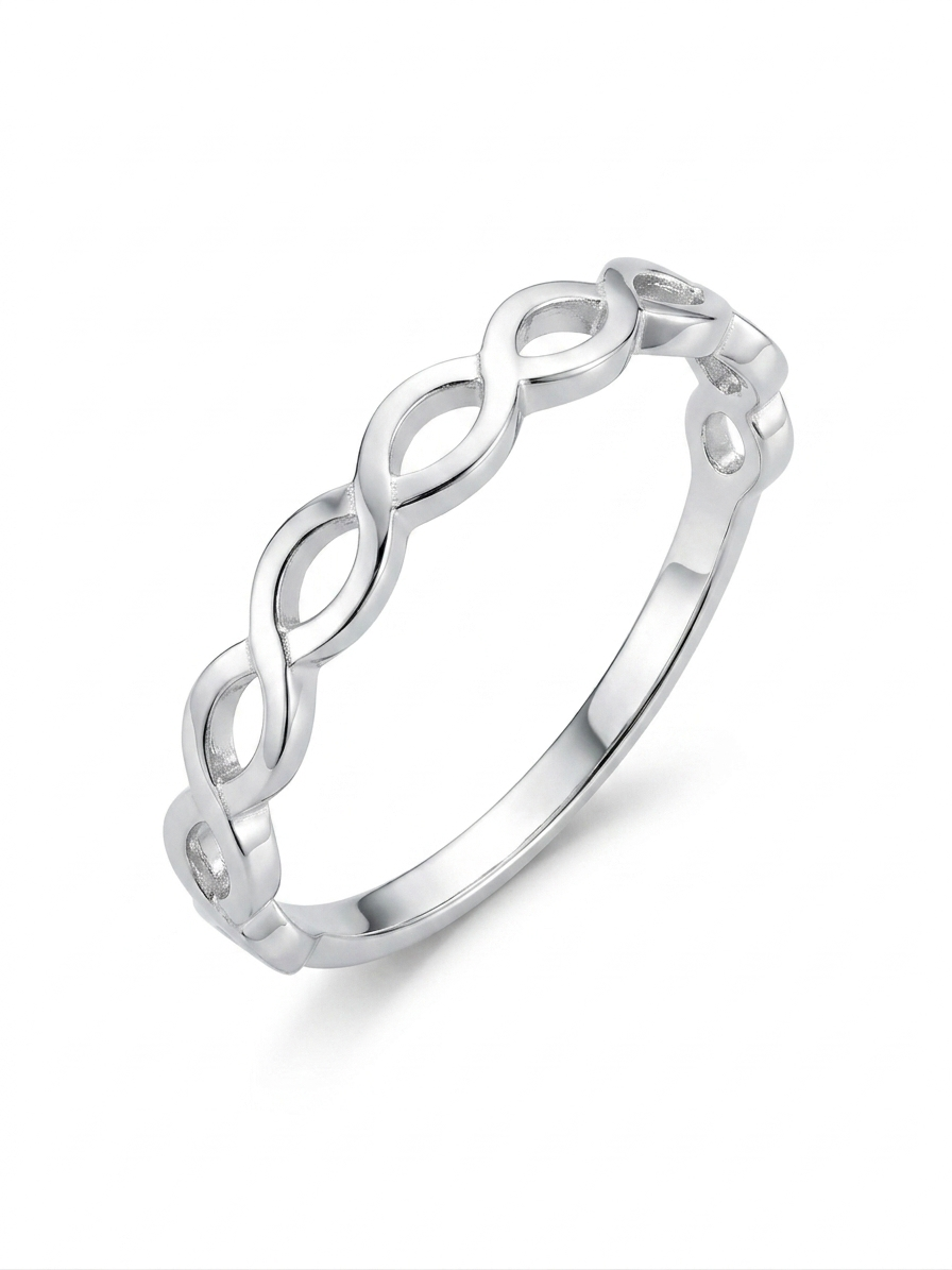 Infinity 925 Sterling Silver Ring