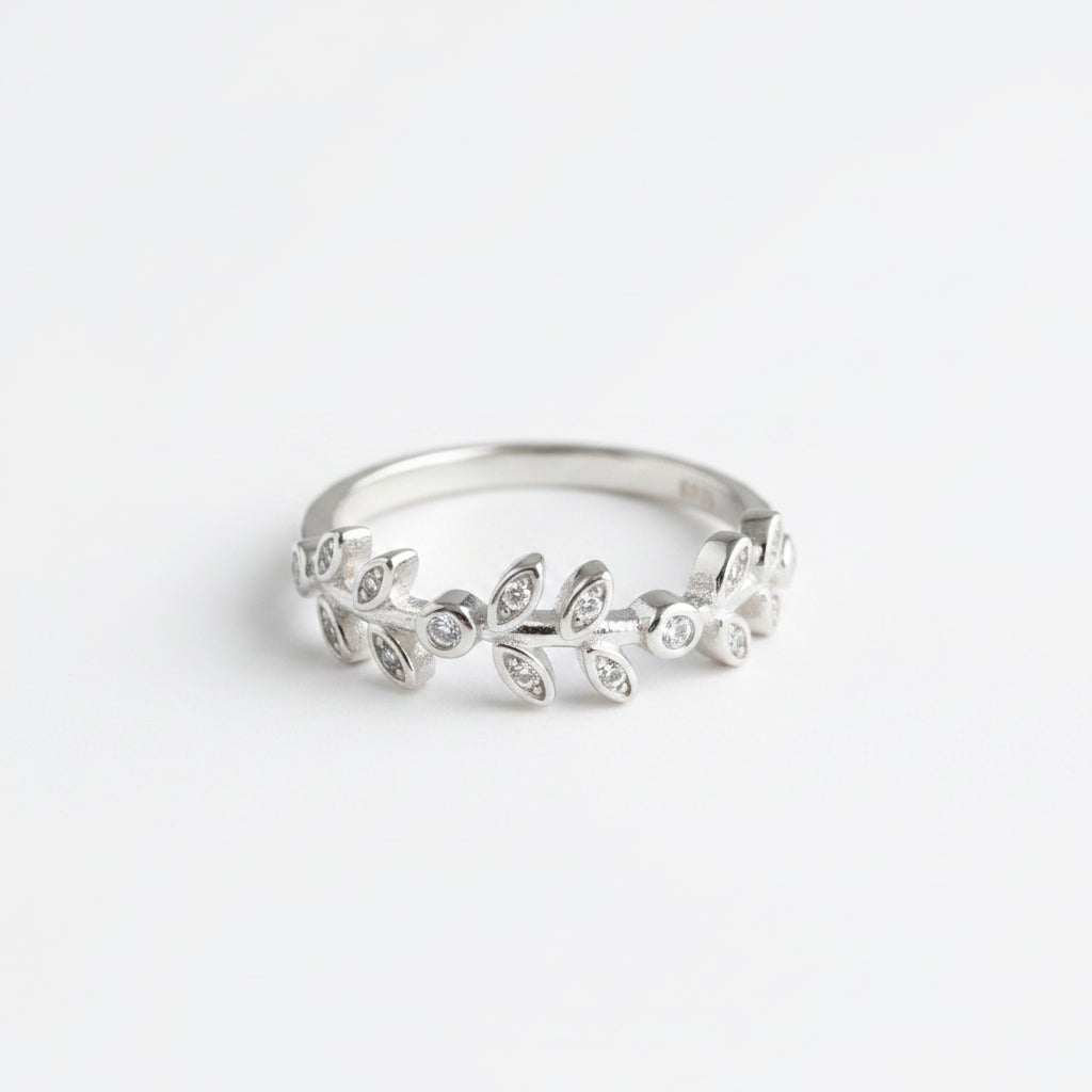 Laurel Leaf 925 Sterling Silver Ring 