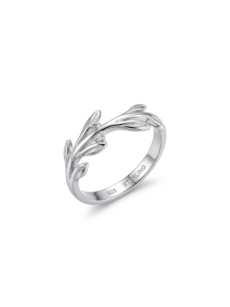 Leaf 925 Sterling Silver Ring