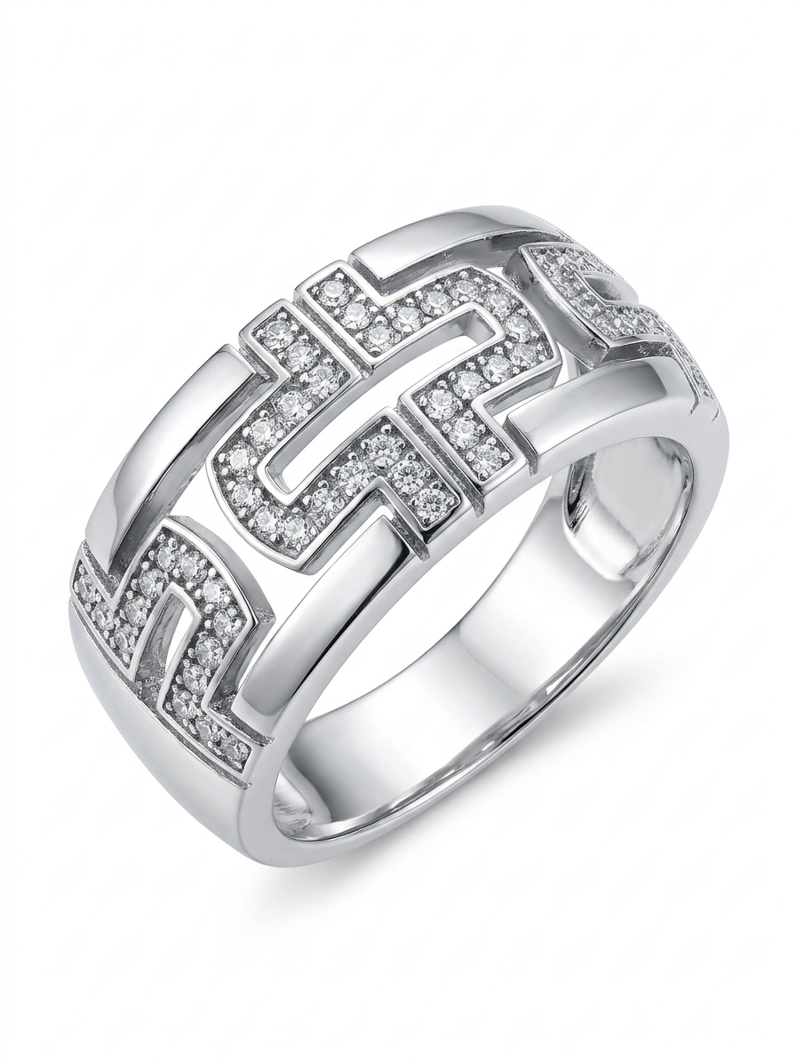 Meander 925 Sterling Silver Ring