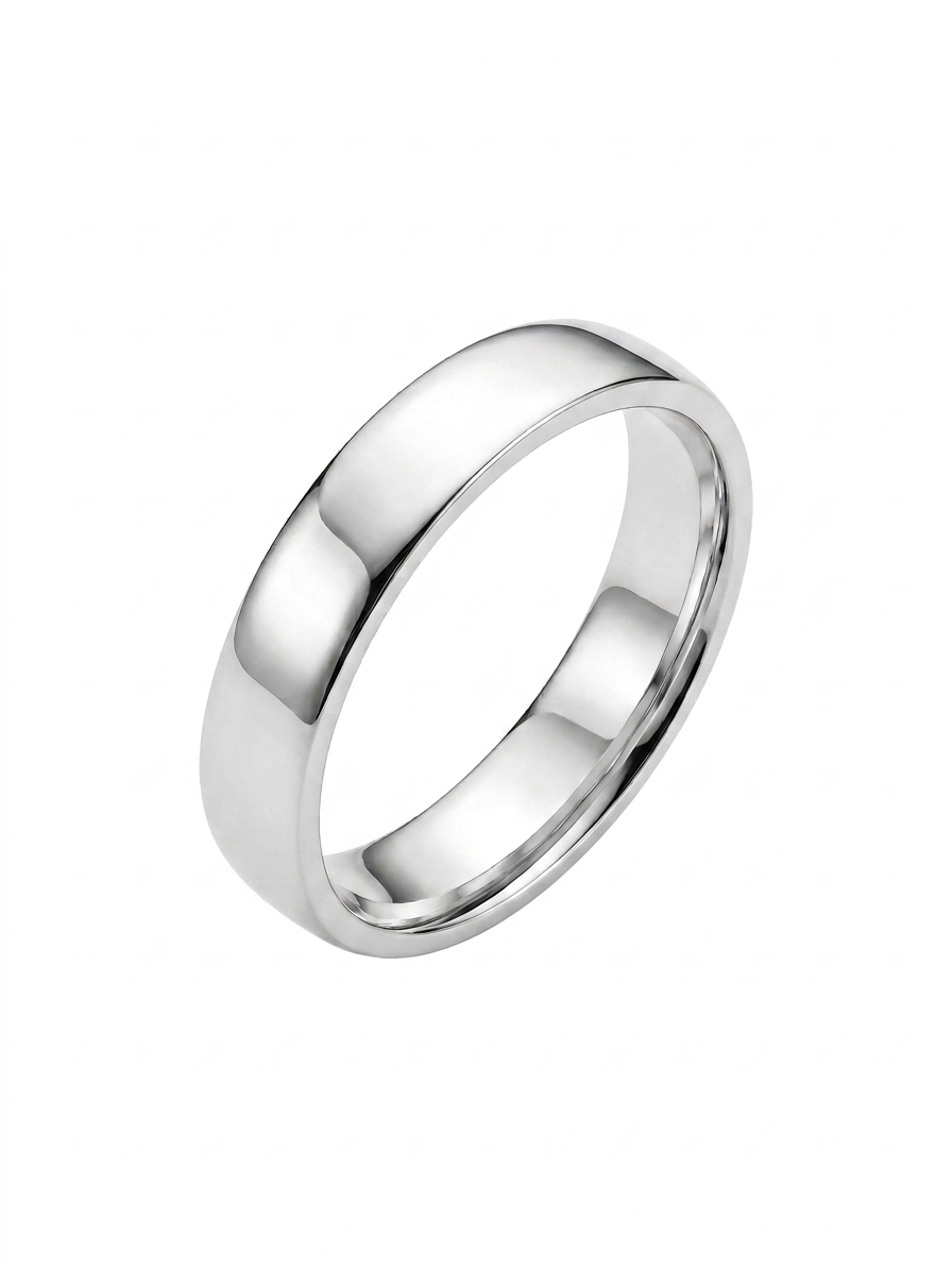 Plain Band 925 Sterling Silver Ring