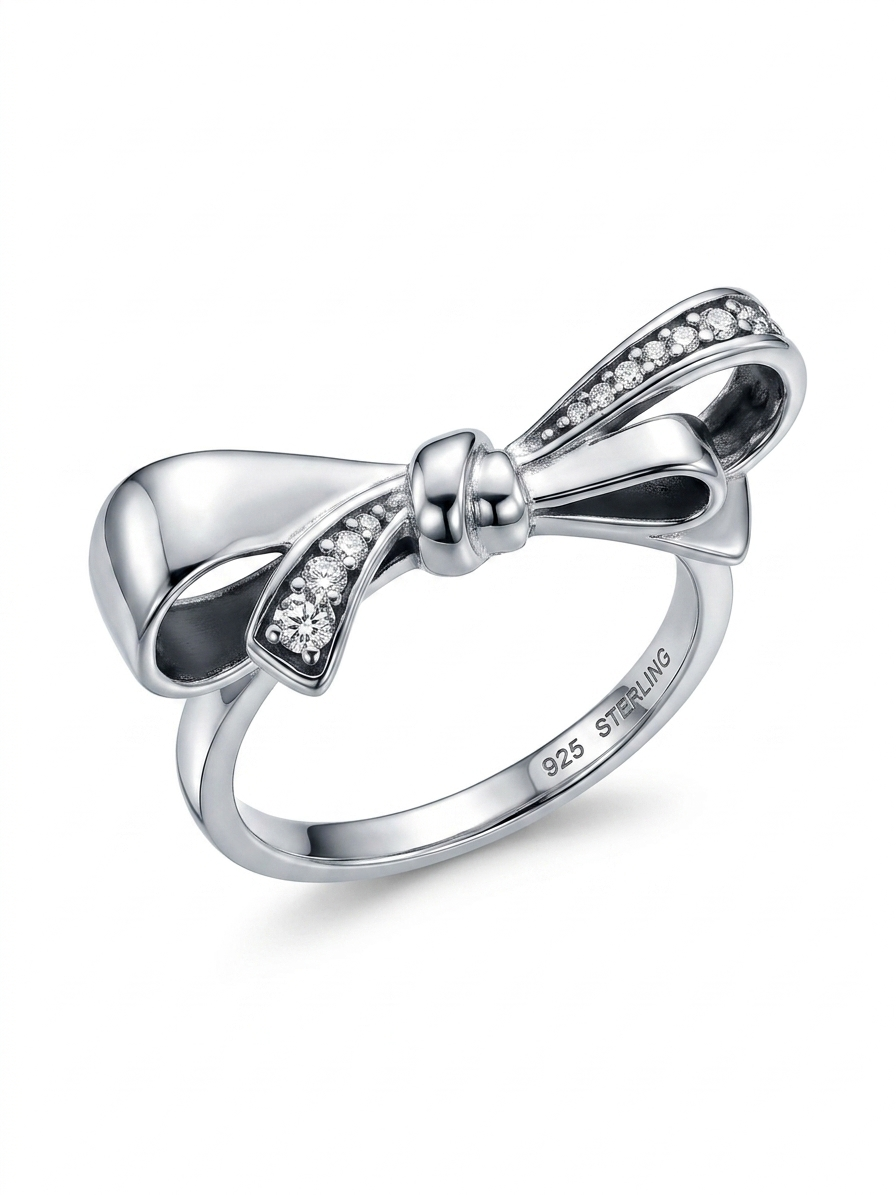 Ribbon 925 Sterling Silver Ring