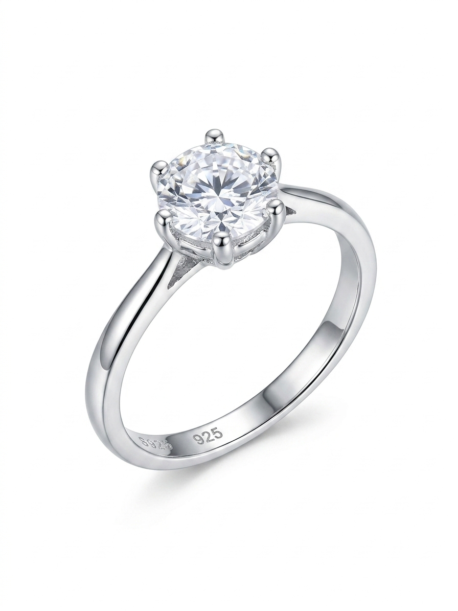 Tiffany-Style 925 Sterling Silver Ring