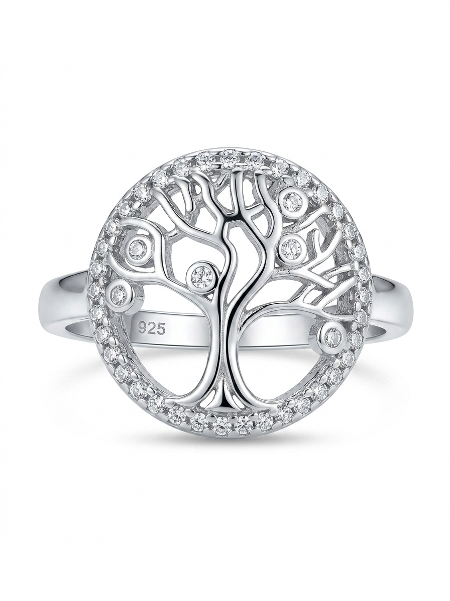 Tree of Life Silver Ring