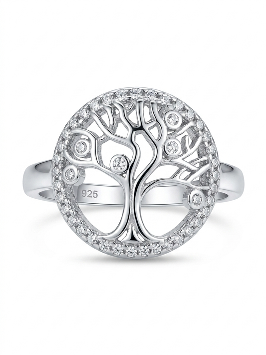 Tree of Life Silver Ring