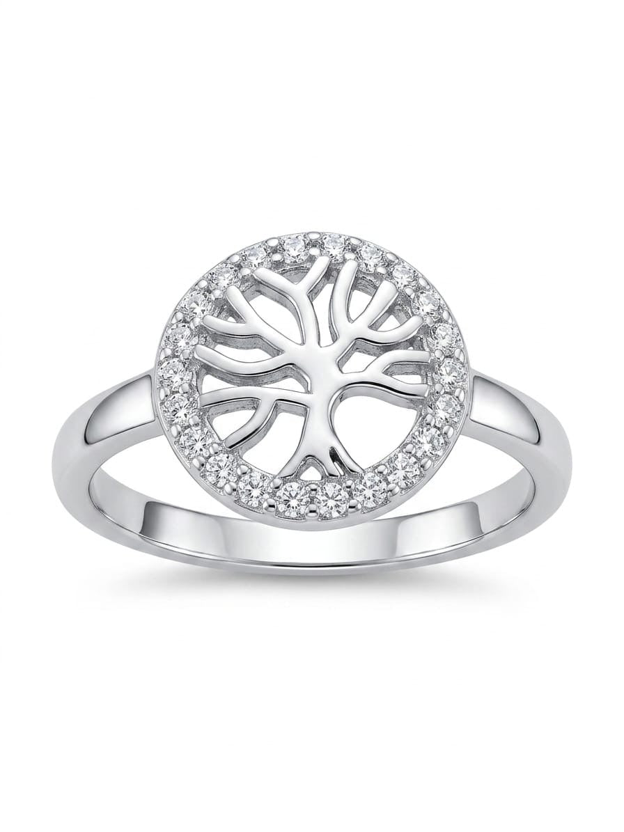 Tree of Life Sterling Silver Ring