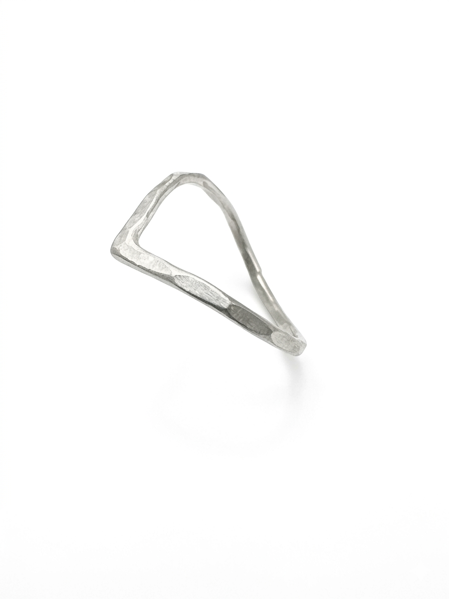 Wish Bone Design 925 Sterling Silver Ring