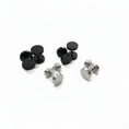 Load image into Gallery viewer, Flat Back - Black & Silver Hero
