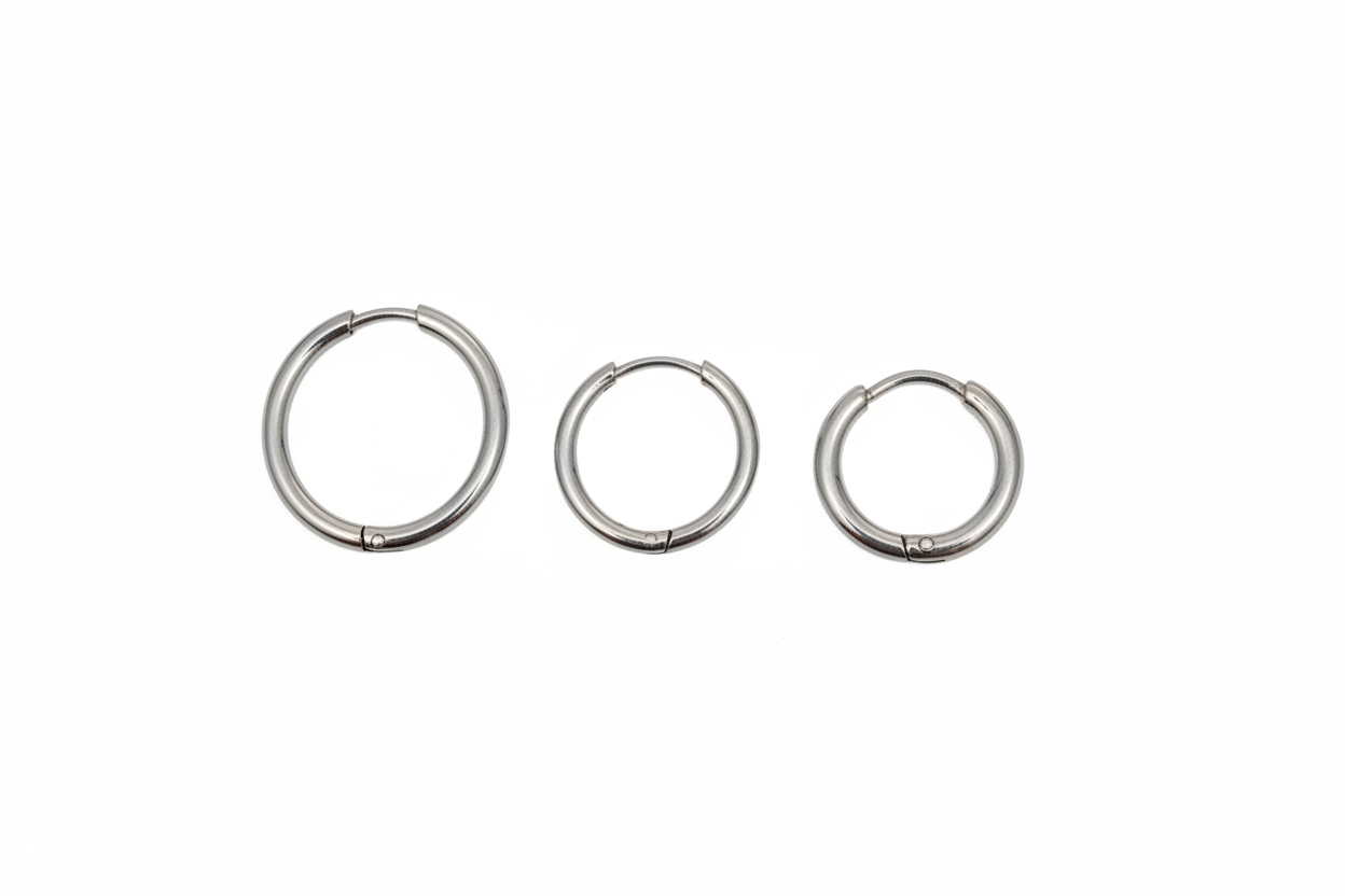 Hoop Earrings 2mm - Redo 4