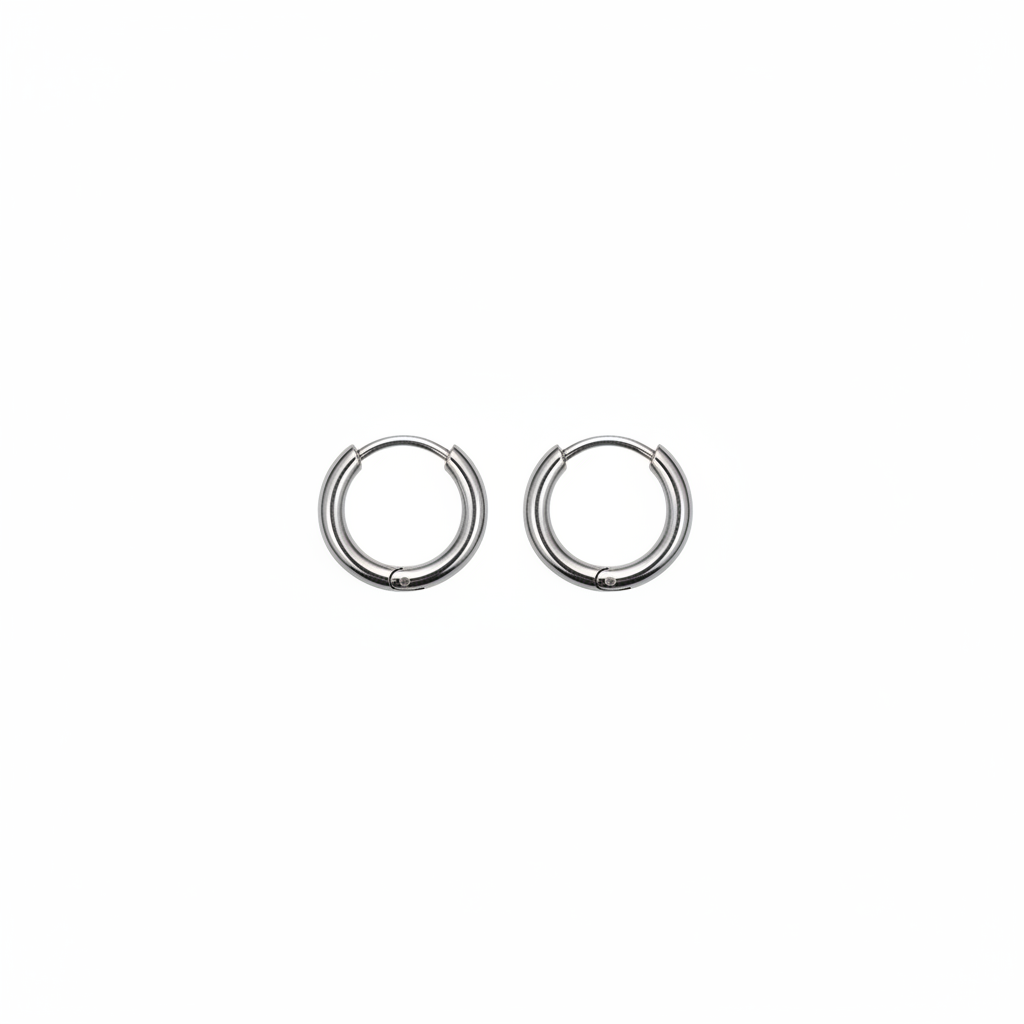 Hoop Earrings 2mm - Single Pair 1
