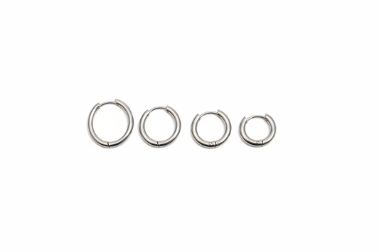 Hoop Earrings 3mm - Horizontal 1