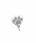 Load image into Gallery viewer, Pandora Compatible Dog Paw Heart Pendant Sterling Silver
