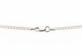 Load image into Gallery viewer, Curb Diamond Link Silver Necklace
