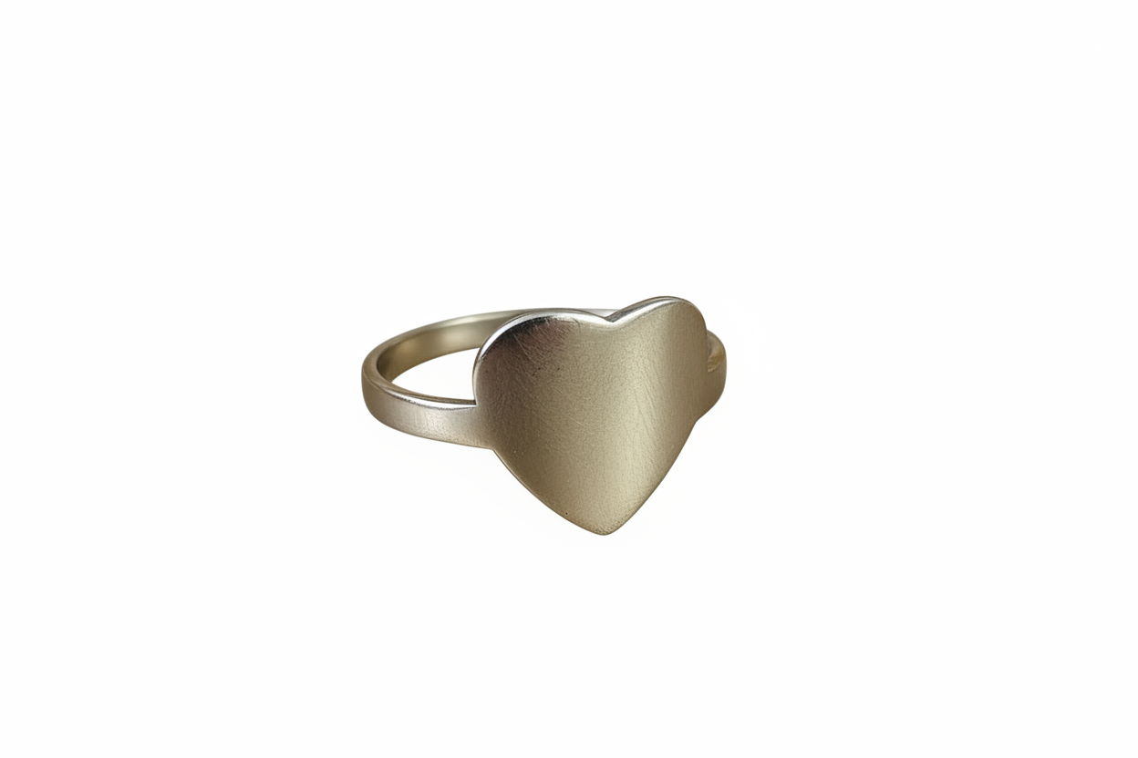 Signat Heart Stainless Steel Ring