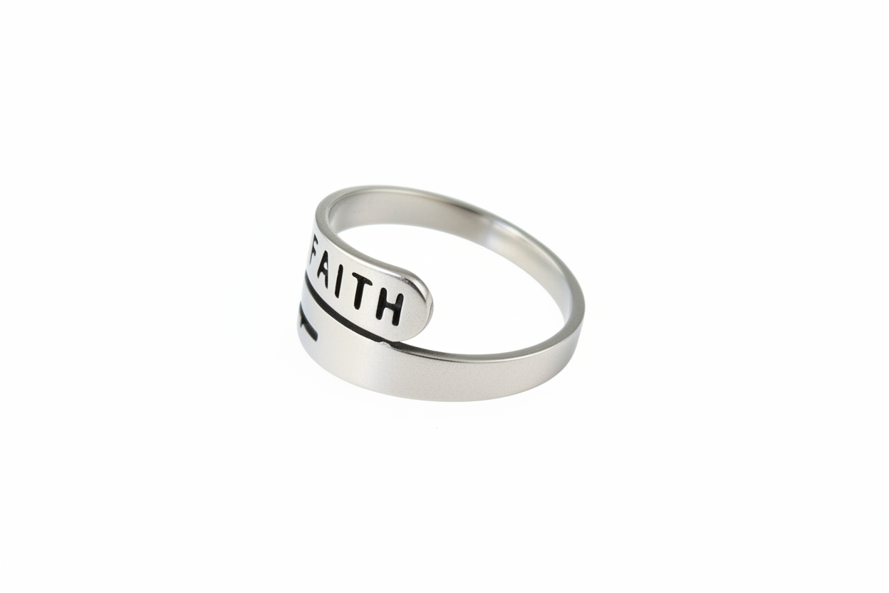 Faith adjustable Stainless Steel Ring