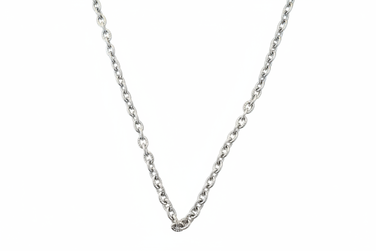 Diamond-Cut Cable Link Necklace