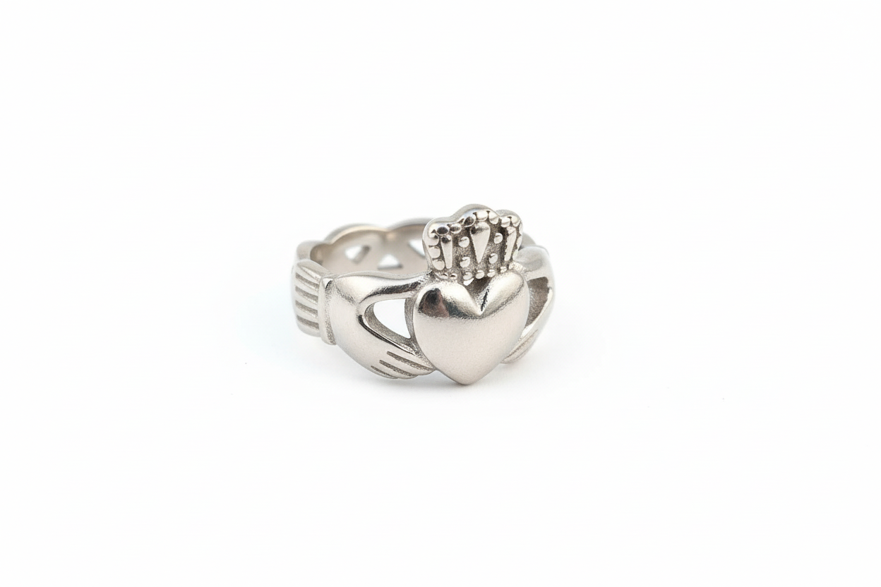 Irish love Stainless Steel Ring - Claddagh Ring