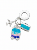 Load image into Gallery viewer, Pandora Compatible Traveler Pendant Sterling Silver
