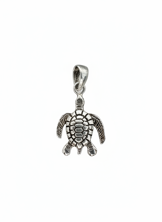 Tortoise Pendant Sterling Silver