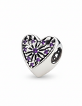 Load image into Gallery viewer, Pandora Compatible Heart Pendant Sterling Silver
