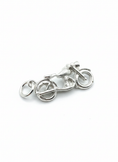 Load image into Gallery viewer, Motorcycle Pendant Sterling Silver
