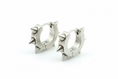 Load image into Gallery viewer, Spiked Huggie Hoop Earrings
