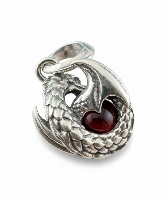 Dragon Pendant Sterling Silver