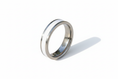 Load image into Gallery viewer, Silver with White Inlay Stainless Steel Ring
