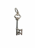 Load image into Gallery viewer, 21st Vintage Key Pendant Sterling Silver
