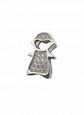 Load image into Gallery viewer, Cubics Girl Pendant Sterling Silver
