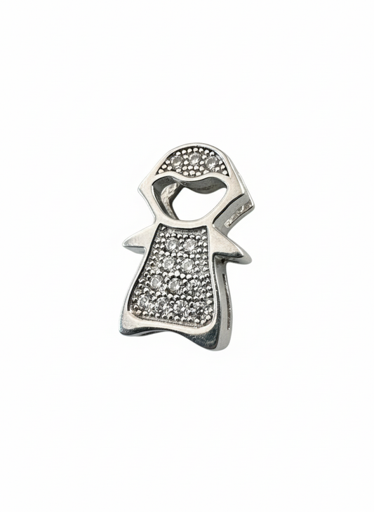 Cubics Girl Pendant Sterling Silver