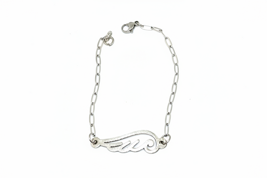 Angel Wing Pendant Bracelet