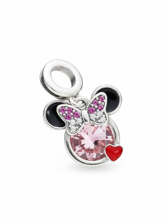 Pandora Compatible Mickey Mouse Pendant Sterling Silver