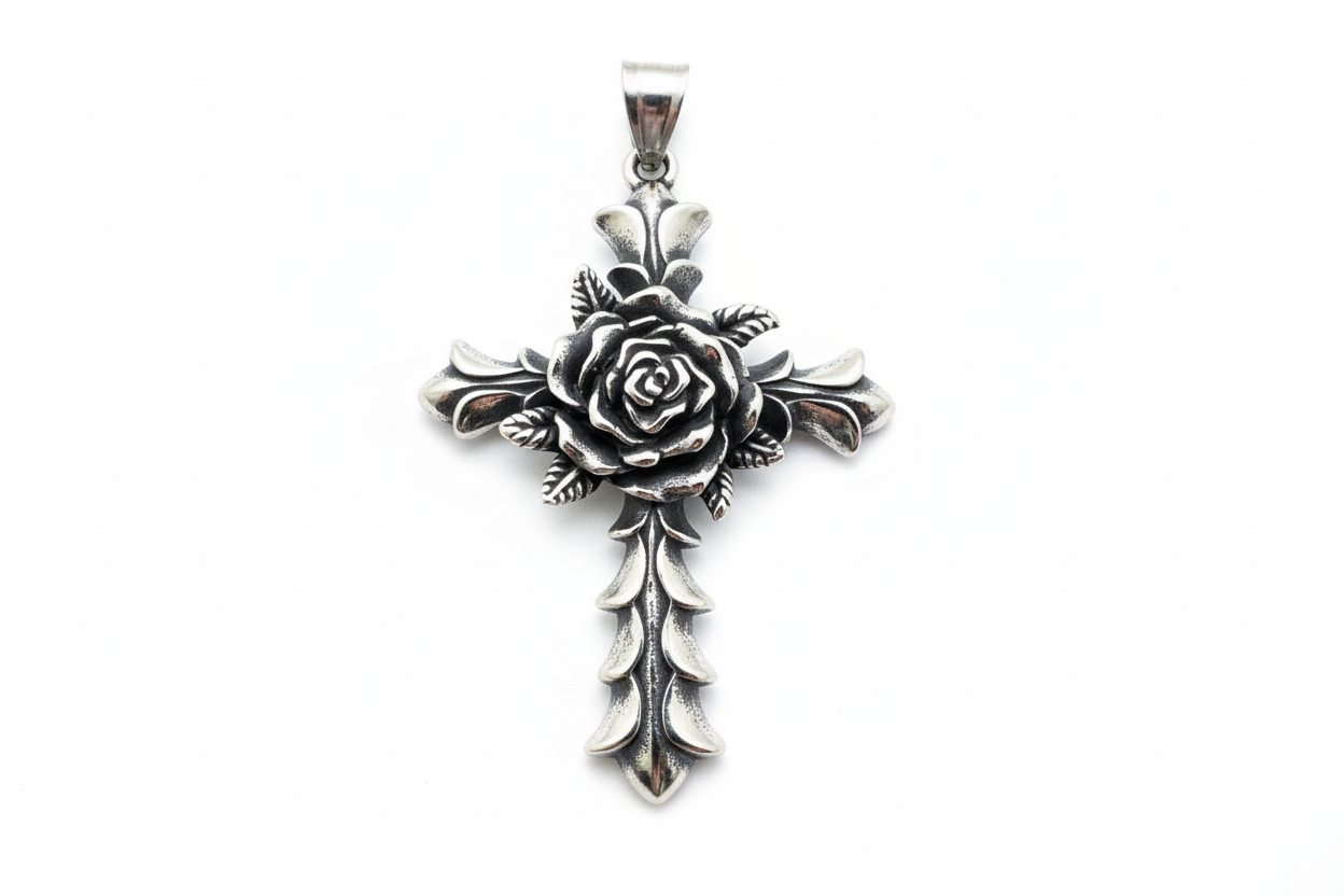 Gothic Rose Cross