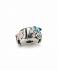 Load image into Gallery viewer, Pandora Compatible Butterfly Flowers Pendant Sterling Silver
